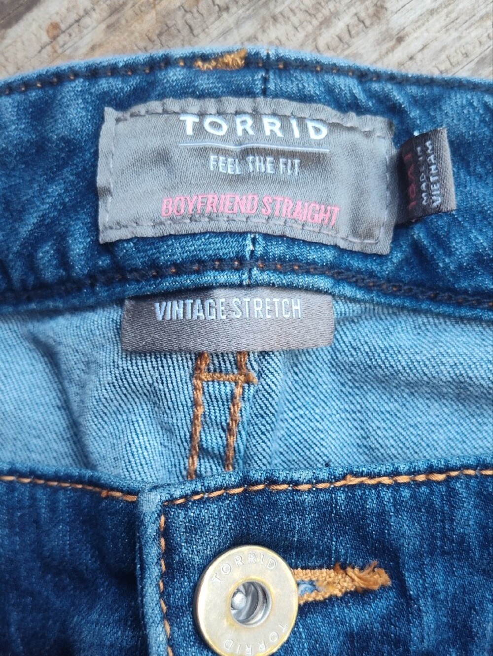 Torrid Boyfriend Straight Jeans Size18XT - Picture 2 of 5